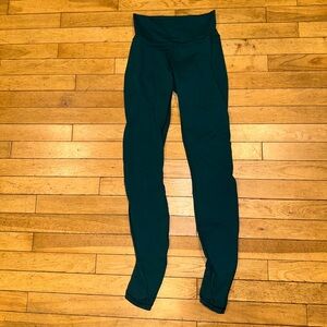 lululemon athletica Dark Green Leggings